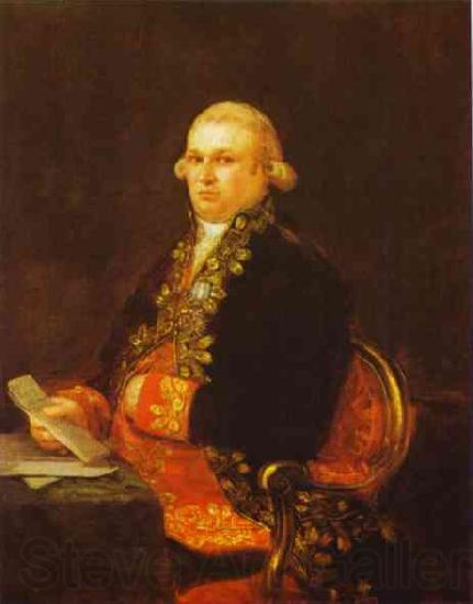 Francisco Jose de Goya Don Antonio Noriega Germany oil painting art